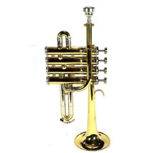 Trompete Picolo Lumina Bb Premium Estojo Luxo | Laqueado | Único