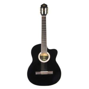Violão Eletro Acústico Flat | Preto | Grande