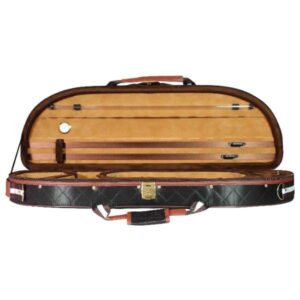 Estojo Premium Térmico Violino Meia-Lua | Marrom | 4/4