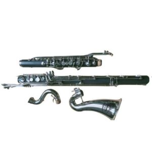 Clarinete Baixo Clarone Sib Extensão Dó Grave | Niquelado | Único