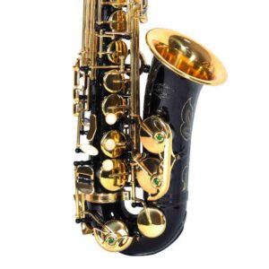 Saxofone Lumina Alto Eb Mi bemol Premium | Preto/Laqueado | Único