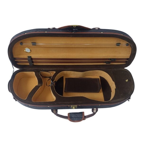 Estojo Premium Térmico Violino Meia-Lua | Marrom | 4/4