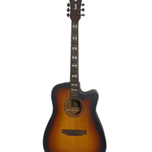 Violão Prime Folk Solid Maciço Profissional Fishman Jahnke | Sunburst | Folk