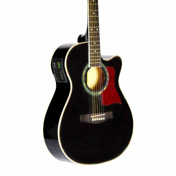 Violão Style Mini Jumbo Cutaway 40" EQ L5 | Preto | Mini Jumbo