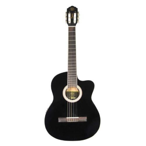 Violão Eletro Acústico Flat | Preto | Grande