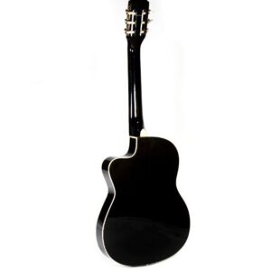 Violão Eletro Acústico Flat | Preto | Grande