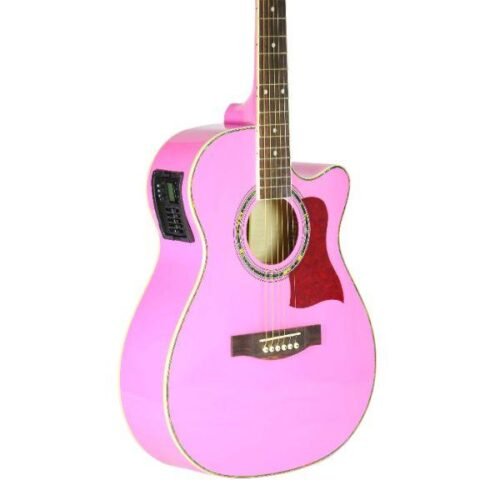 Violão Style Mini Jumbo Cutaway 40" EQ L5 | Rosa | Mini Jumbo